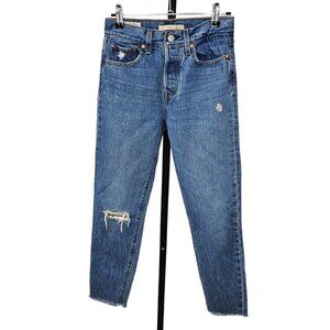 Levi's Womens Wedgie  Icon Jeans High Waist Button Fly Size 24
